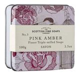 "Pink Amber Seife" von The Scottish Fine Soap Company, 100 g, ca. 9 Euro
