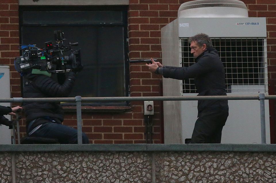 10. November 2015: Vincent Cassel steht gemeinsam mit Matt Damon für den neuen "Bourne" vor der Kamera.