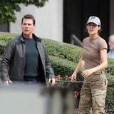 16. November 2015: Tom Cruise und Cobie Smulders drehen eine Actionszene für "Jack Reacher 2".