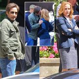 9. Juni 2015: In Los Angeles haben die Dreharbeiten zu den "X-Files" mit David Duchovny (Mulder) und Gillian Anderson (Scully) begonnen.