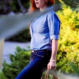 20. Oktober 2015: Isla Fisher steht für "Nocturnal Animals" in Los Angeles vor der Kamera.