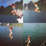 Was wäre Urlaub ohne einen Sprung ins Meer? Von der Yacht geht's ab ins kühle Nass.