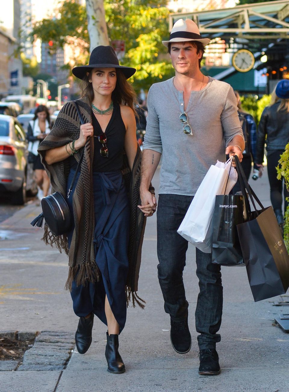 12. Oktober 2015: Nikki Reed und Ian Somerhalder gehen in New York spazieren.