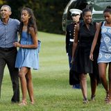 23. August 2015: Familie Obama kehrt von ihrer Reise nach Martha's Vineyard zurück nach Washington.
