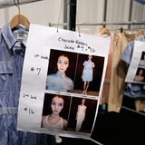 Backstage bei der Show von Charlotte Ronson
