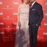 Feierten bis in die frühen Morgenstunden: Anna Loos (in Basler) mit Jan Josef Liefers