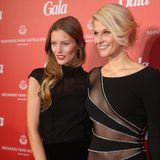 Model Charlott Cordes und Natascha Grün posierten für die Fotografen