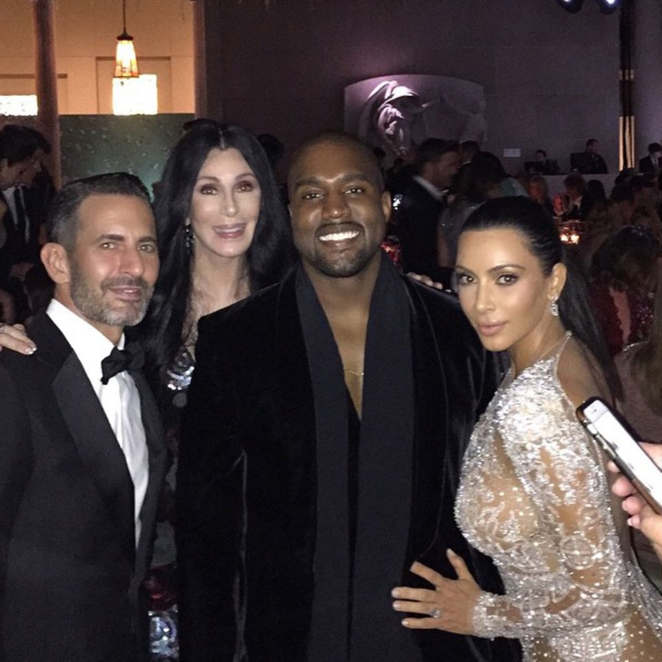 Marc Jacobs, Cher, Kanye West und Kim Kardashian