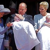 Prinzessin Caroline von Monaco, Fürst Albert, Fürstin Charlène sowie Prinz Jacques und Prinzessin Gabriella