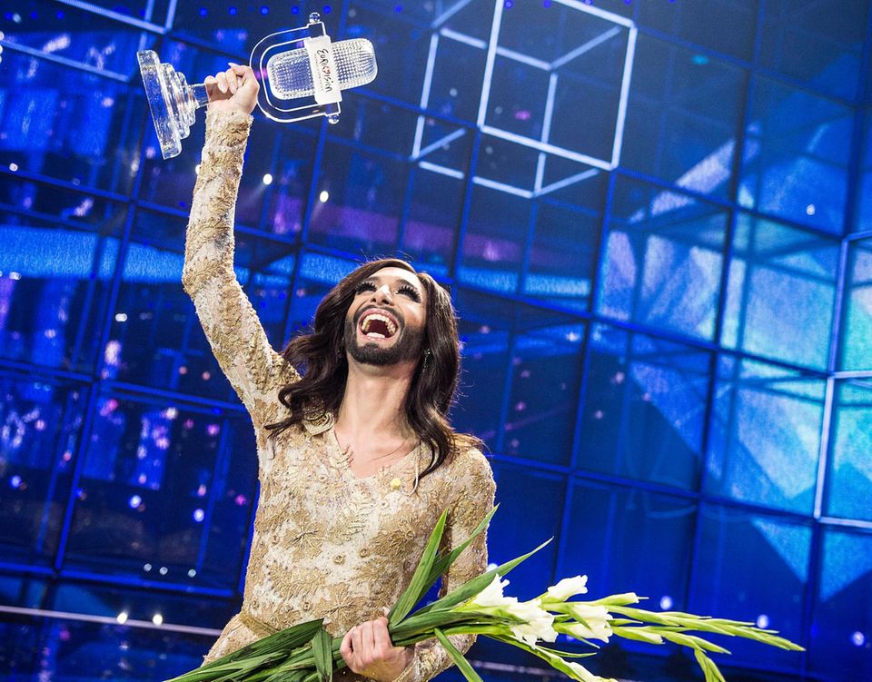 2014 in Kopenhagen: Conchita Wurst aus Österreich 2014 in Kopenhagen: Conchita Wurst aus Österreich