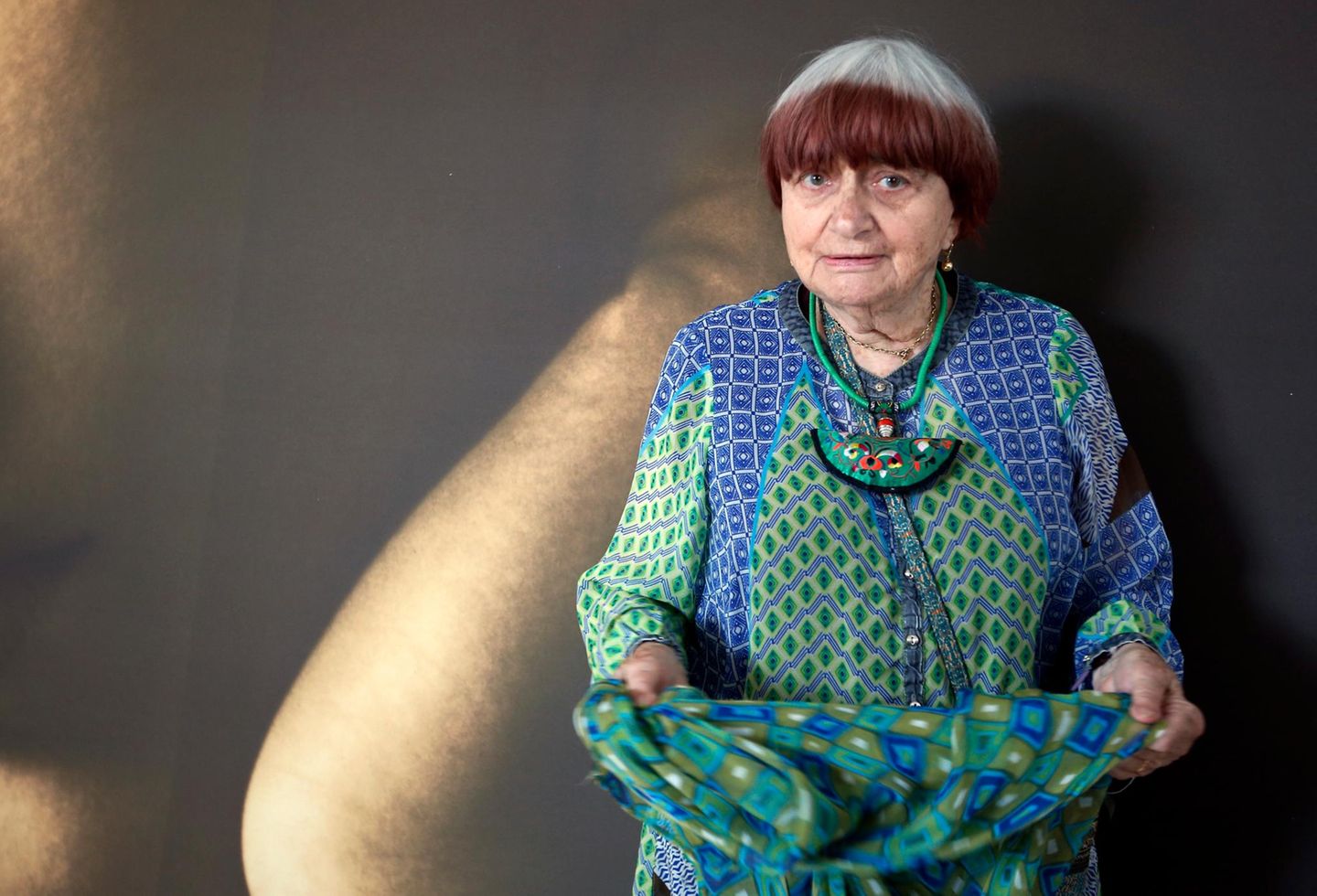 Filmregisseurin Agnes Varda posiert für die Veranstaltungsreihe "Women in Motion".