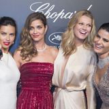 Bei der "Chopard Gold Party" laufen jede Menge Supermodels über den roten Teppich. Mit dabei Adriana Lima und Toni Garrn.
