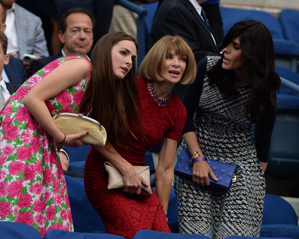 Anna Wintour darf bei den US Open als Zuschauerin natürlich nicht fehlen. Anna Wintour darf bei den US Open als Zuschauerin natürlich nicht fehlen.