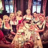 Ladies' Night auf dem Oktoberfest! Simone Ballack postet dieses Bild auf ihrem Instagramprofil.