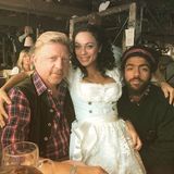 Boris Becker, seine Lilly und Sohn Noah verbringen einen gemeinsamen Abend auf der Wiesn.