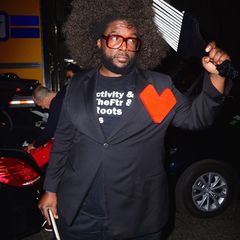 Der Afro von Rapper Questlove scheint über Nacht gewachsen zu sein.