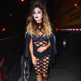Nicole Scherzinger hat sich offenbar als böse Pussycat verkleidet.