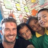 "Hasenohren sind auf der ganzen Welt gleich", schreibt David Beckham zu diesem Bild.