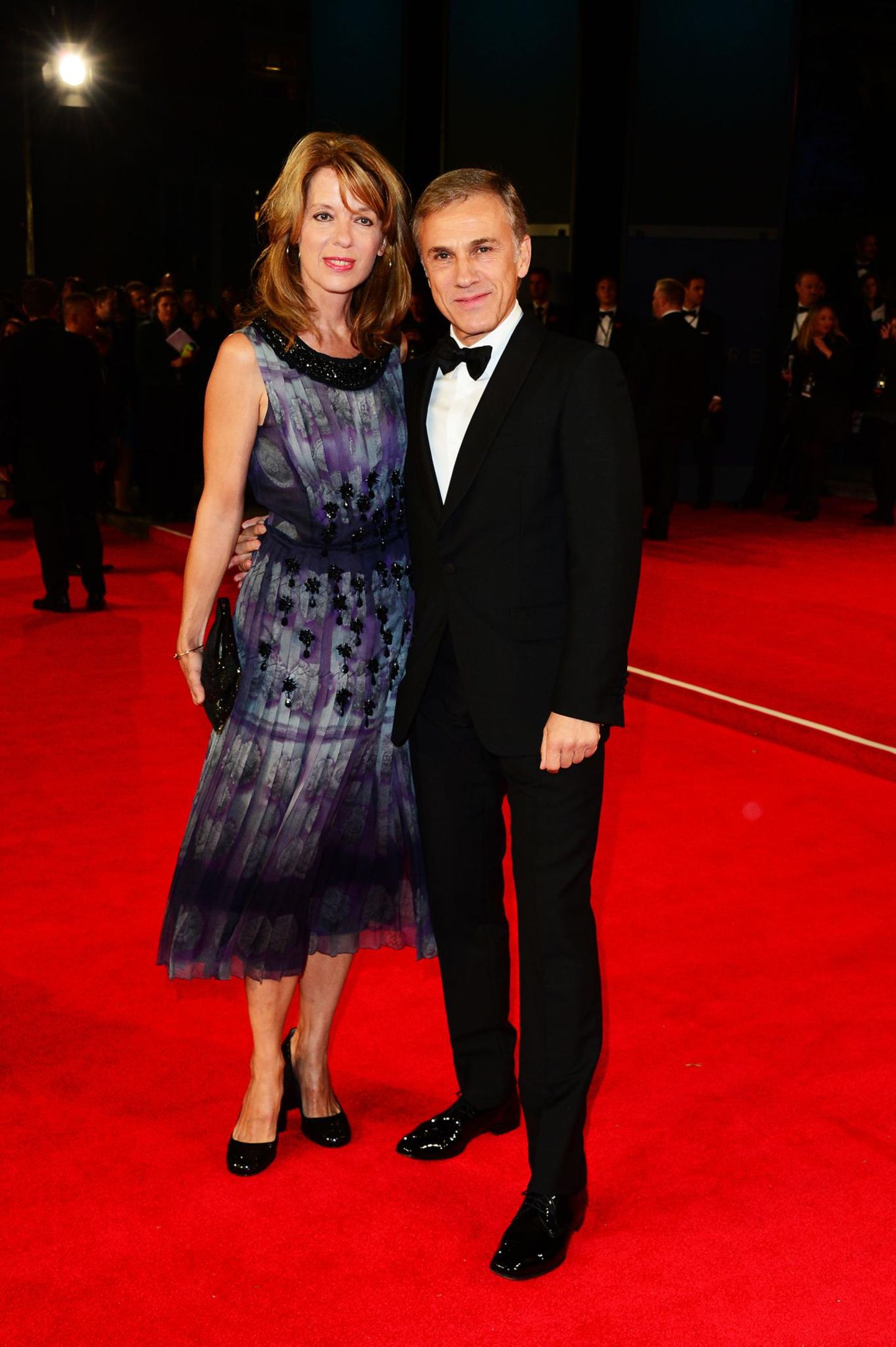 "Bond"-Bösewicht Christoph Waltz kommt mit seiner Ehefrau Judith Holste.