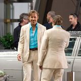 Bei den Dreharbeiten für den Film "The Nice Guys" in Atlanta steht Ryan Gosling ein Stunt Double zur Seite.