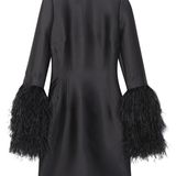 Schwarzes Gefieder: Cocktailkleid von Topshop Unique, ca. 800 Euro
