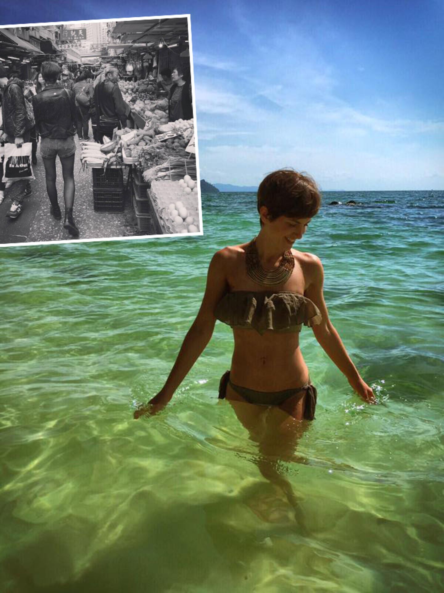 Die Schauspielerin Isabell Horn flüchtet vor Weihnachten samt Silvester und gönnt sich eine Auszeit in Thailand. Sie geht lieber im warmen Meer baden oder streunt über die Märkte.
