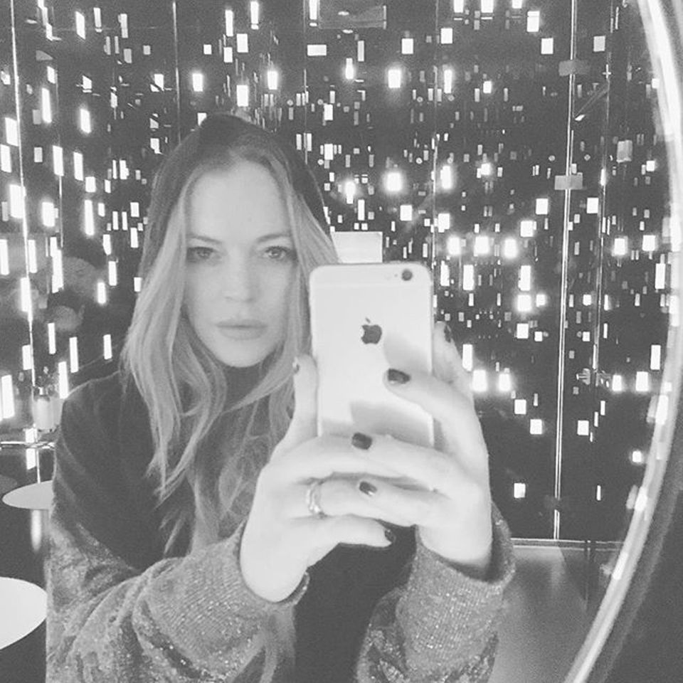 Lindsay Lohan rutscht in New York ins neue Jahr. Lindsay Lohan rutscht in New York ins neue Jahr.