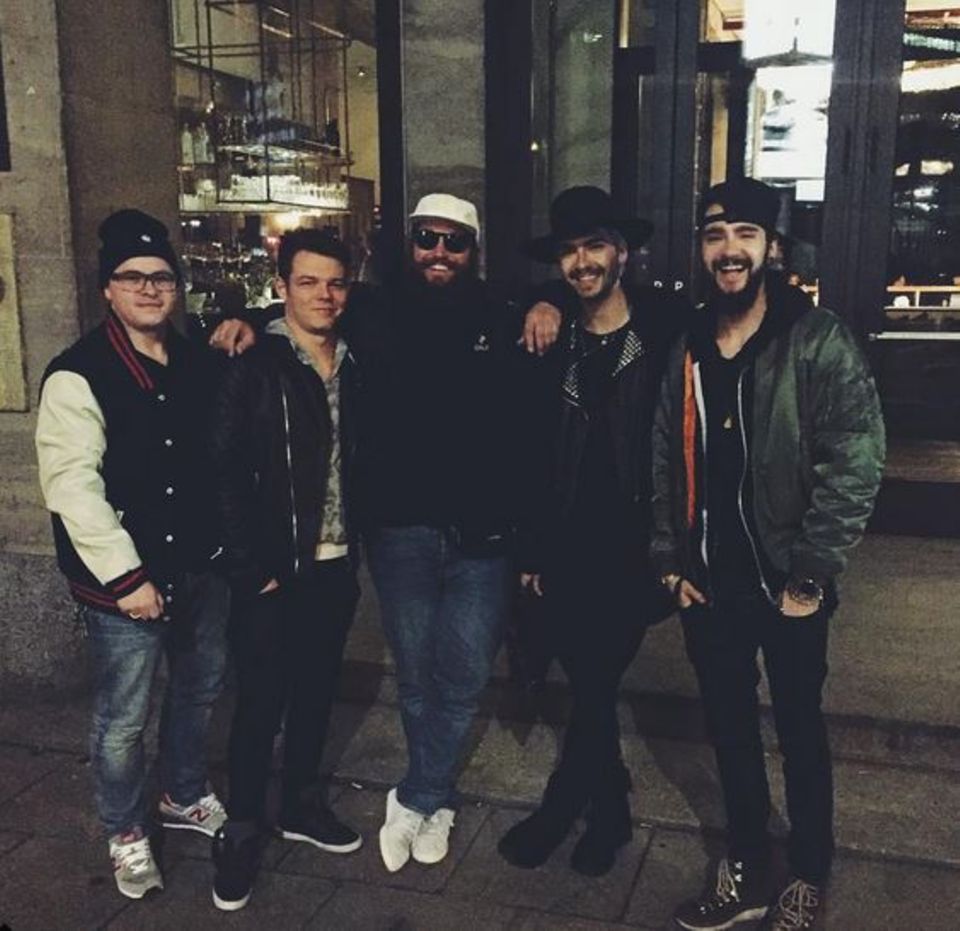Januar 2016  Tokio Hotel sind malwieder in Berlin unterwegs und freuen sich riesig den Rapper Mc Fitti zu treffen.
