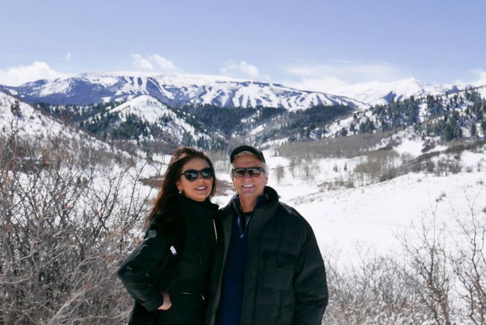 catherine zeta-jones, michael douglas, aspen, urlaub catherine zeta-jones, michael douglas, aspen, urlaub