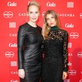 GALA-Chefredakteurin Anne Meyer-Minnemann und Mode-Profi Cathy Hummels zeigen sich gemeinsam auf dem Red Carpet des GALA Fashion Brunchs.