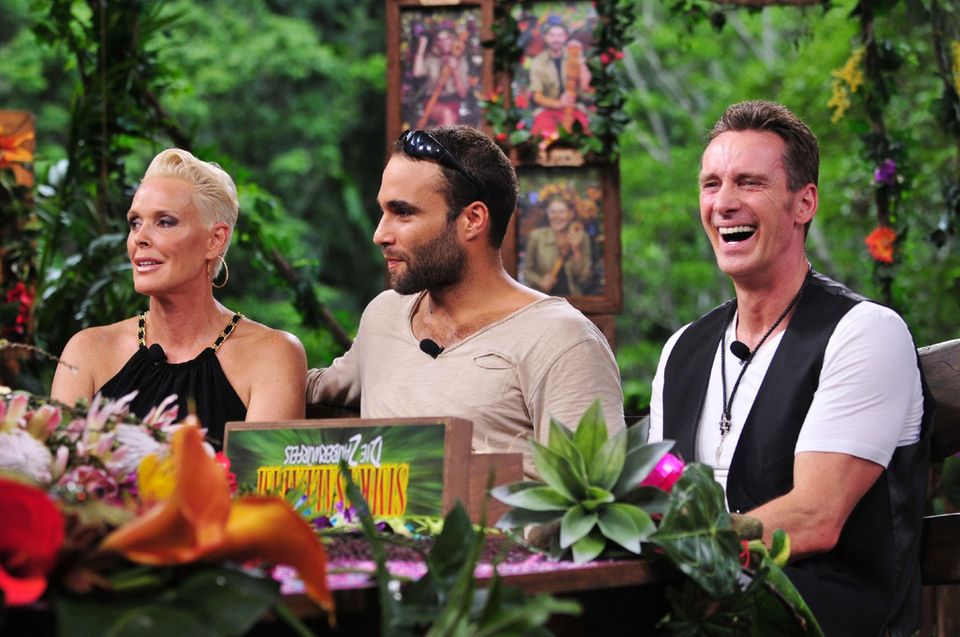 Brigitte Nielsen, David Ortega und Jürgen Milski lassen ihre Zeit im Camp Revue passieren Brigitte Nielsen, David Ortega und Jürgen Milski lassen ihre Zeit im Camp Revue passieren