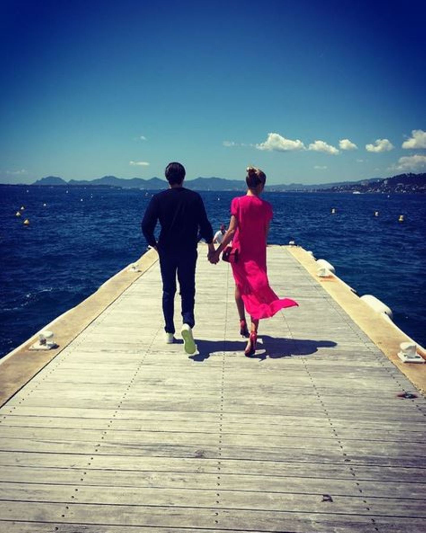 Mai 2016  Dieses Bild mit ihrem Liebsten beschreibt Heidi Klum auf Instagram kurz und knapp mit "Sunshine".