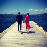 Mai 2016  Dieses Bild mit ihrem Liebsten beschreibt Heidi Klum auf Instagram kurz und knapp mit "Sunshine".