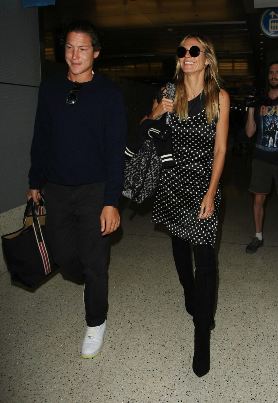 September 2016  Gut gelandet sind Heidi Klum und Vito Schnabel am Flughafen von Los Angeles gelandet.