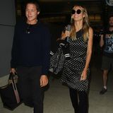 September 2016  Gut gelandet sind Heidi Klum und Vito Schnabel am Flughafen von Los Angeles gelandet.
