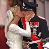 25. August 2001  Prinzessin Mette-Marit und Kronprinz Haakon von Norwegen