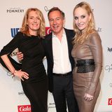 Maria Furtwängler und die Gastgeber Nico Hofmann (UFA) und GALA-Chefredakteurin Anne Meyer-Minnemann