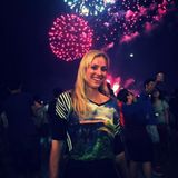 "Ich bin hier! Küsse von Instagram und Frohes Neues Jahr", schreibt Tennisprofi Angelique Kerber im Jahr 2016.