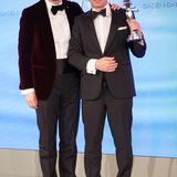 GALA Spa Awards 2016: Frank Marrenbach (CEO der Oetker Collection und geschäftsführender Direktor des Brenners Park-Hotel & Spa) gratulierte Jean Claude Messant. Sein Hotel "Royal Mansour" in Marokko wurde mit dem "Luxury Hotel City/Resort"-Award ausgezeichnet.