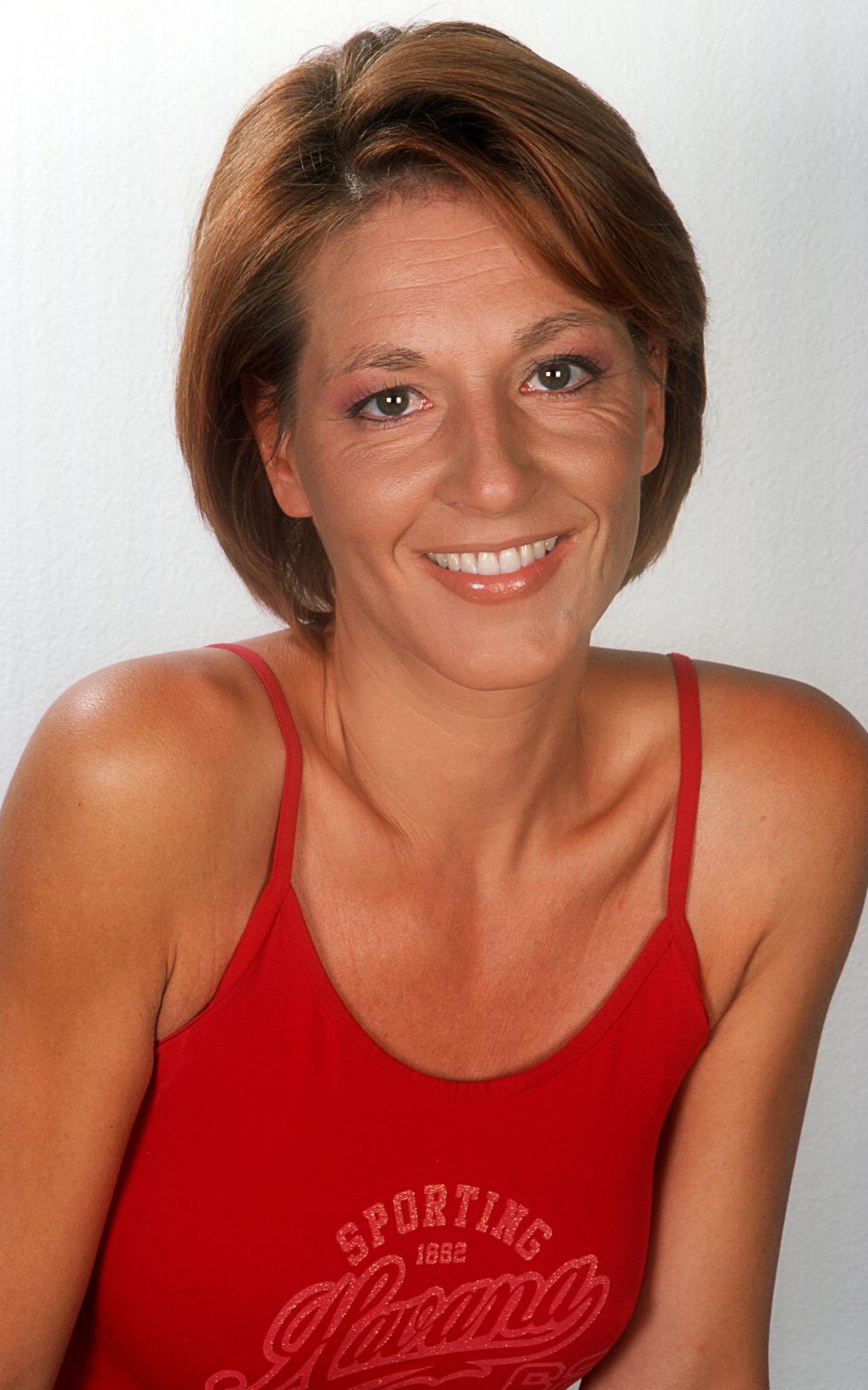Hendrikje Fitz bei einem Fototermin 2003