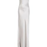 Mut zum Minimalismus! Satinkleid von Galvan London, ca. 1.050 Euro
