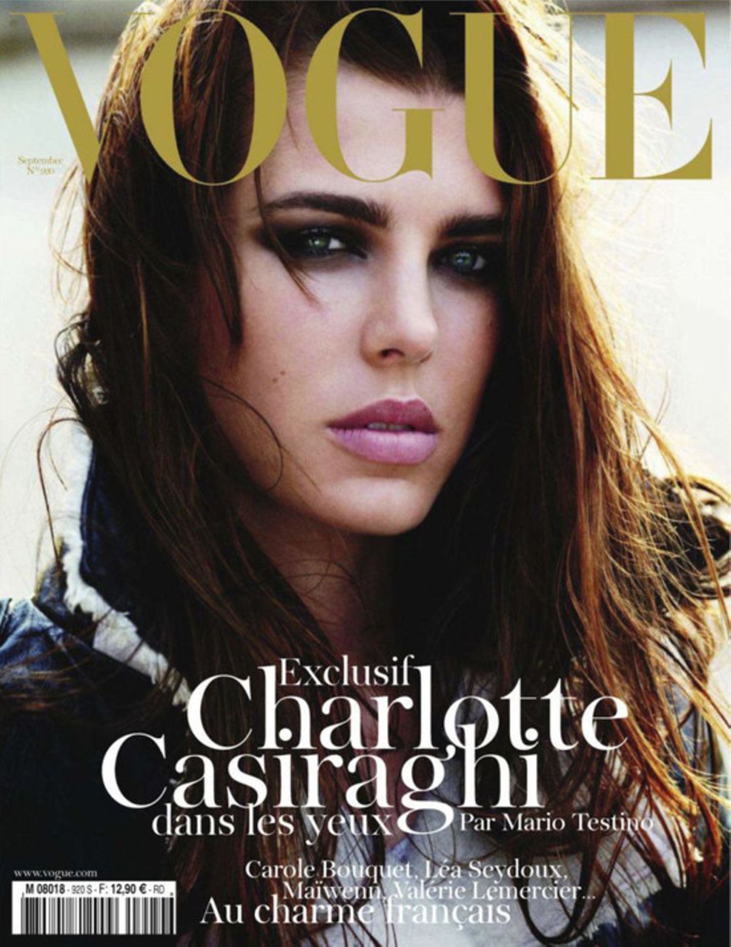 2011: Charlotte Casiraghi auf der September-Ausgabe der französischen "Vogue".