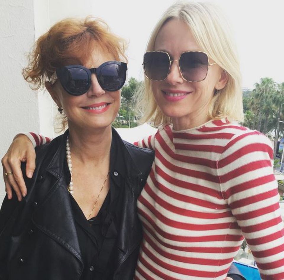 Susan Sarandon und Naomie Watts lassen es sich gut gehen and er Croisette.