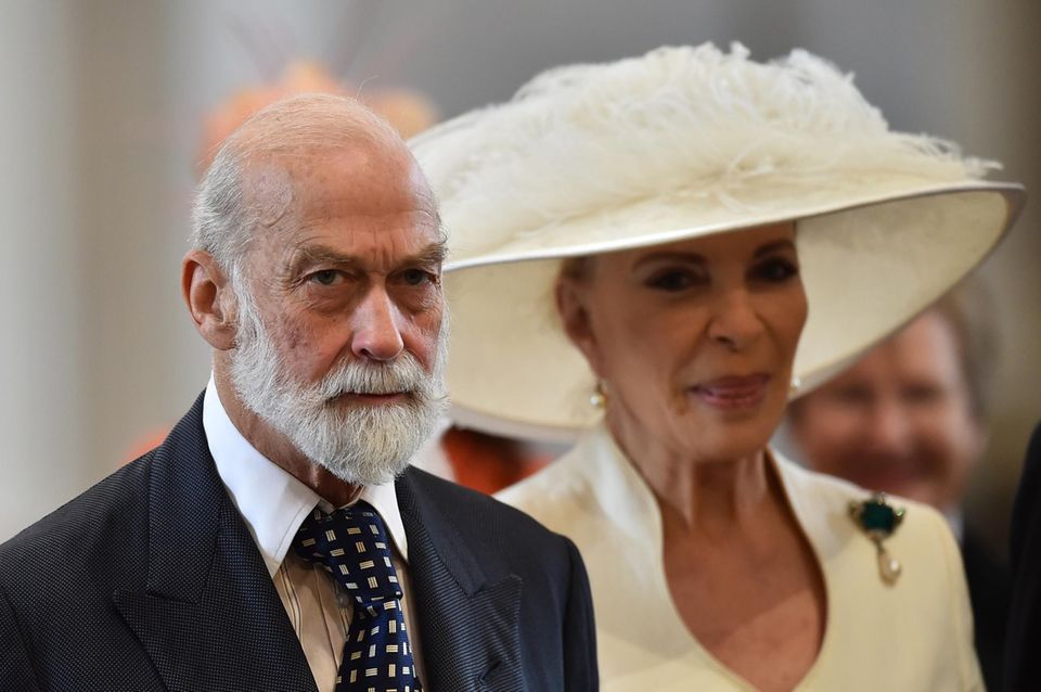 10. Juni: Dankgottesdienst St. Paul's Cathedral  Queen-Cousin Prinz Michael von Kent und seine Frau Marie Christine