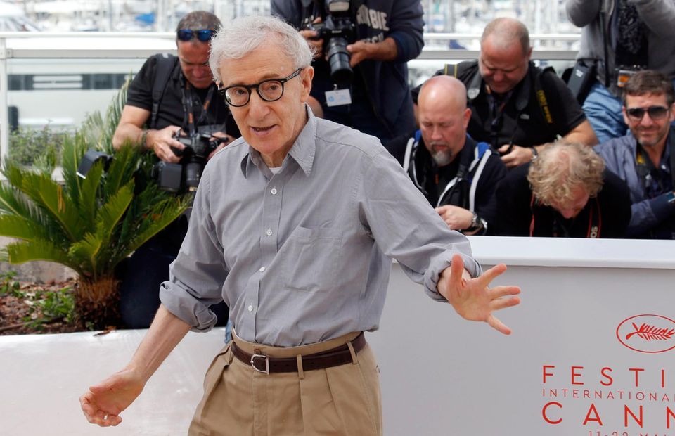 Woody Allen ist selbstverständlich auch bei den Filmfestspielen.