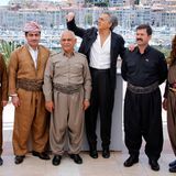Bernard-Henri Levy, französischer Philosoph, Schriftsteller und Regisseur stellt seinen Film "Peshmerga" vor und hat als Unterstützung einiger Schauspieler.