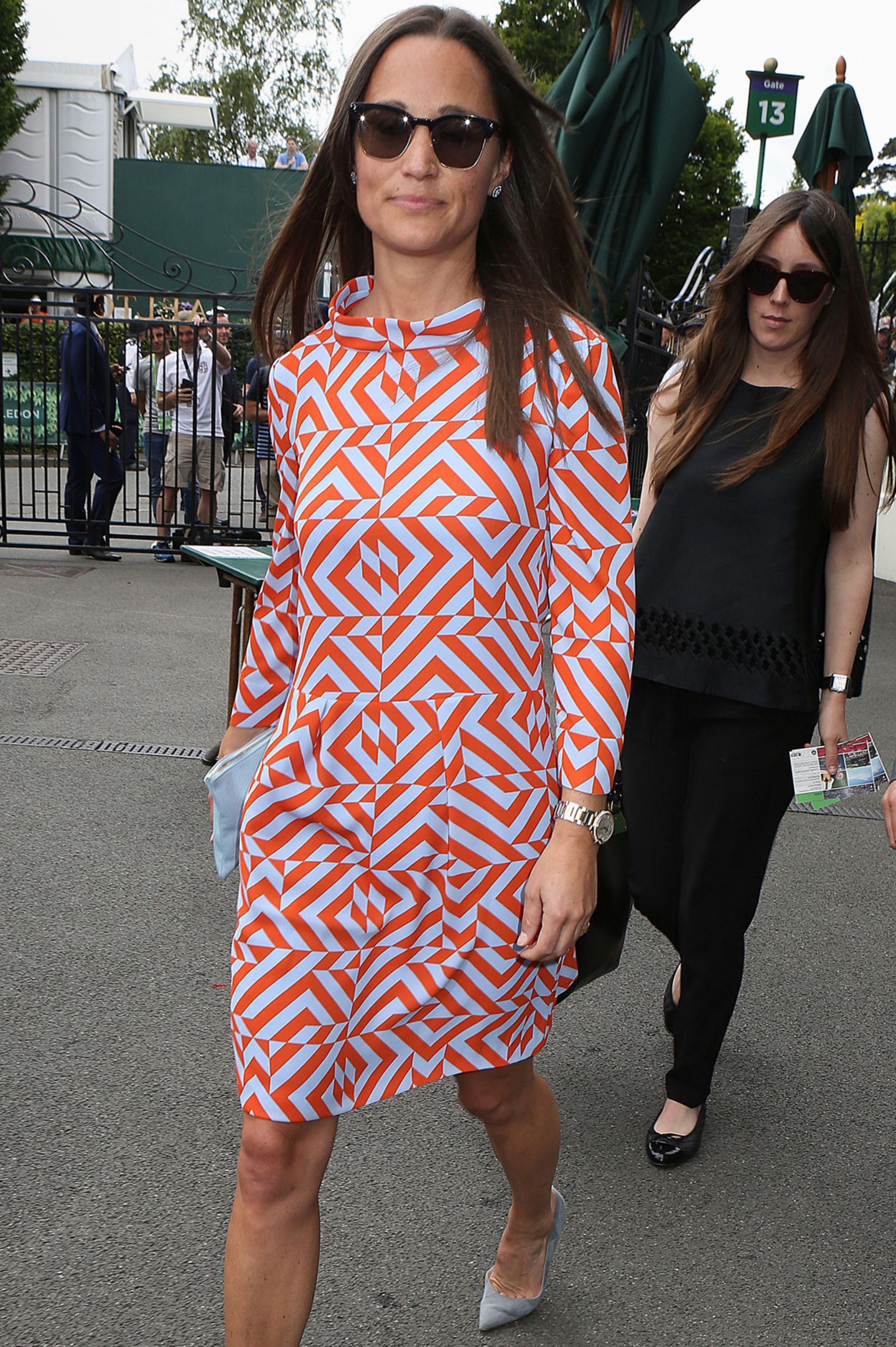 Pippa Middleton besucht das Wimbledon Turnier am siebten Tag