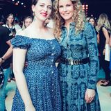 Designerin Lena Hoschek und Moderatorin Katja Burkard