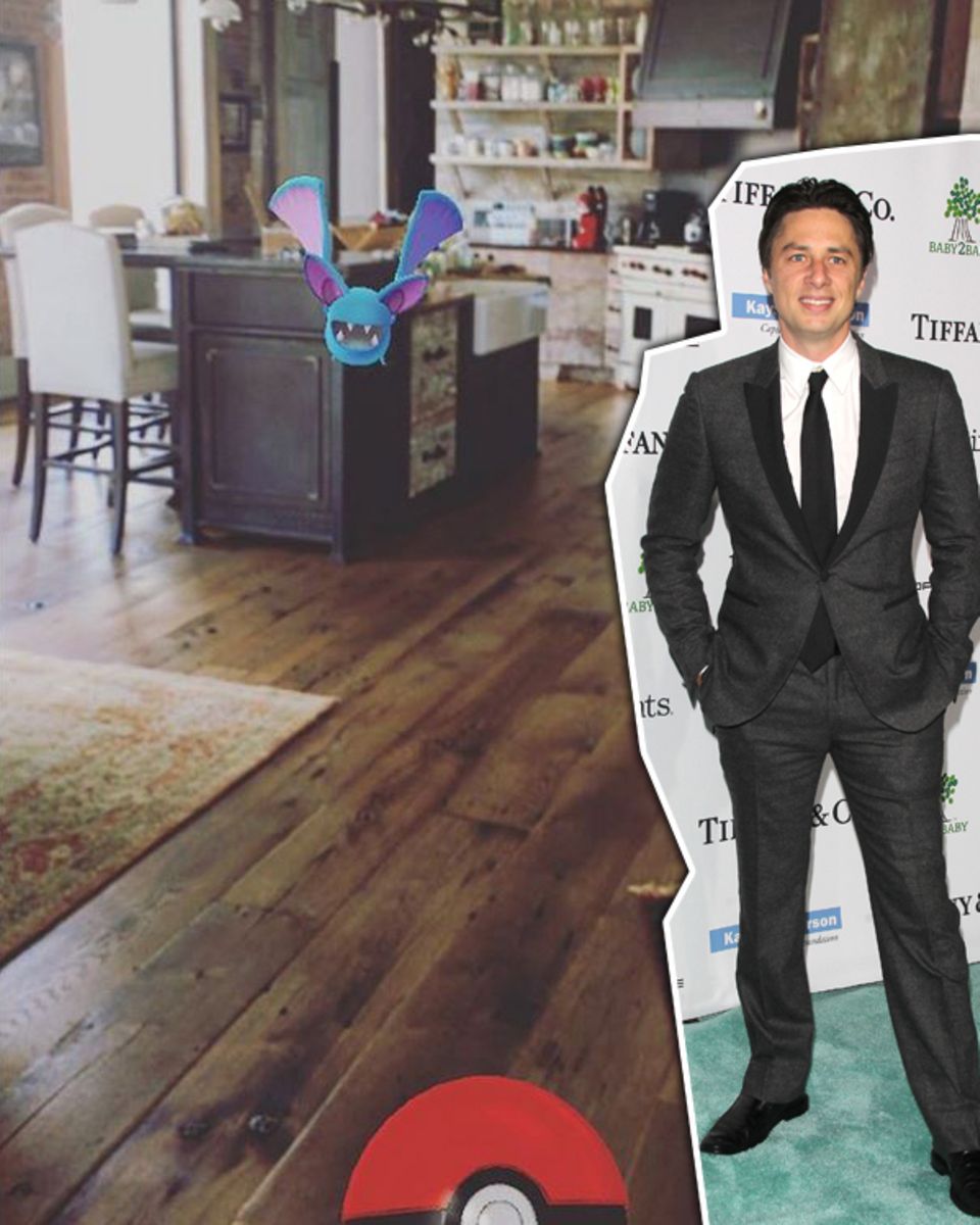 "Hilfe! Dieses Ding ist in meinem Apartment! Wie fange ich es?" - so richtig raus scheint Zach Braff "Pokémon Go" noch nicht zu haben.