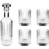Kristallklar: Zum Whiskyset "Emperial" gehören eine Karaffe und vier Kristallgläser (Fink Living, ca. 80 Euro)